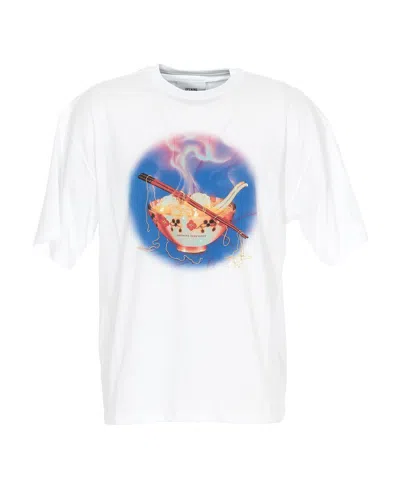 Opening Ceremony Noodle Print Reg T-shirt In White