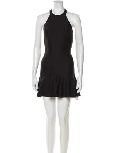 Pre-owned Opening Ceremony Nylon Mini Dress In Black