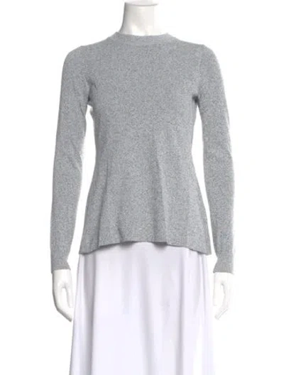 Pre-owned Opening Ceremony Nylon Mock Neck Top In Gray