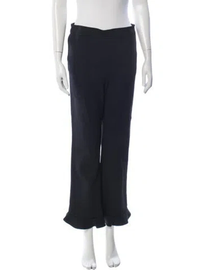 Pre-owned Opening Ceremony Nylon Wide Leg Pants In Blue