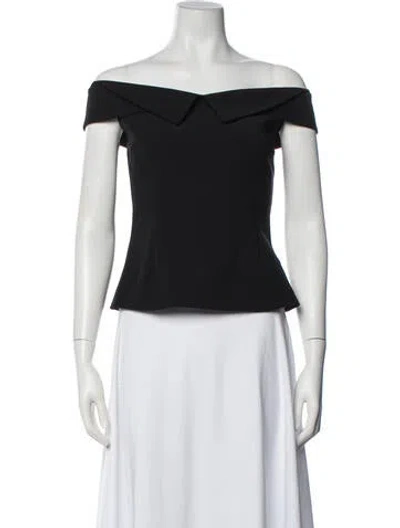 Pre-owned Opening Ceremony Off-the-shoulder Short Sleeve Top In White