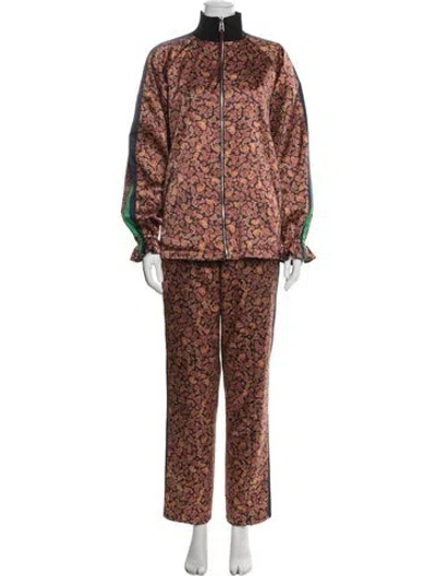 Pre-owned Opening Ceremony Paisley Print Pant Set In Blue