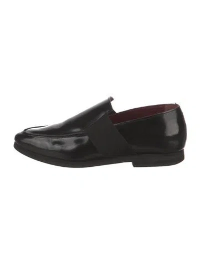 Pre-owned Opening Ceremony Patent Leather Loafers In Black