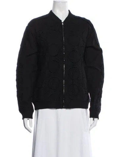 Pre-owned Opening Ceremony Patterned Bomber Jacket In Black