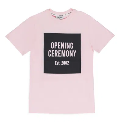 Opening Ceremony Pink Box Logo T-shirt