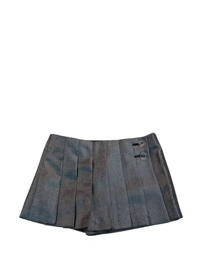 Opening Ceremony Pleated Mini Skirt In Blue