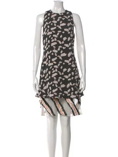 Pre-owned Opening Ceremony Printed Knee-length Dress In Multi