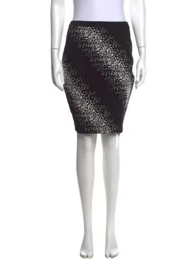 Pre-owned Opening Ceremony Printed Knee-length Skirt W/ Tags In Black