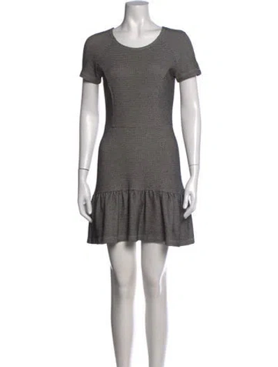 Pre-owned Opening Ceremony Printed Mini Dress In Black