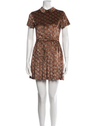 Pre-owned Opening Ceremony Printed Mini Dress In Multi