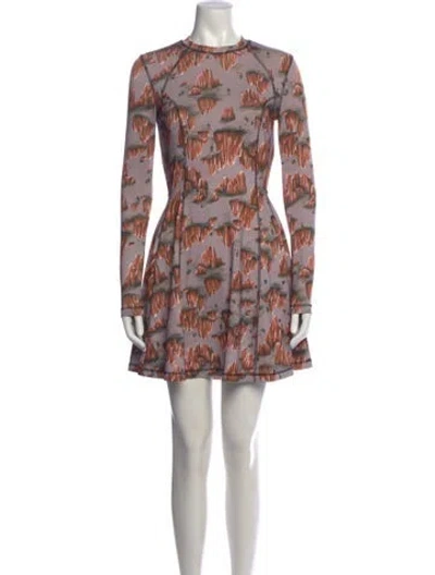 Pre-owned Opening Ceremony Printed Mini Dress In Multicolor