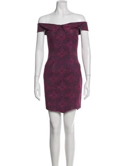 Pre-owned Opening Ceremony Printed Mini Dress In Pink