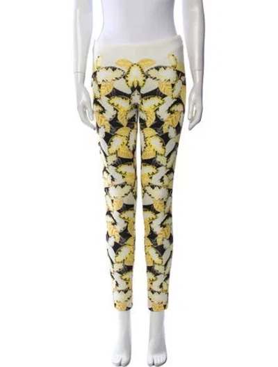 Pre-owned Opening Ceremony Printed Skinny Leg Pants In Multi