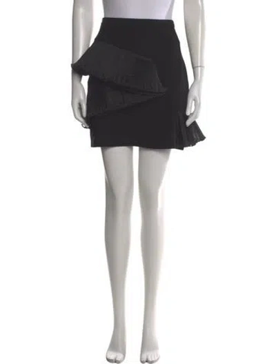 Pre-owned Opening Ceremony Ruffle Embellishment Mini Skirt In Gray