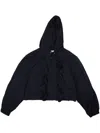 Opening Ceremony Navy Nylon Ruffle Windbreaker In Blue
