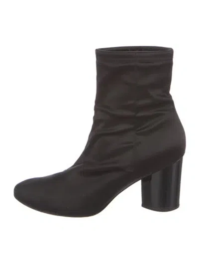 Pre-owned Opening Ceremony Satin Boots In Black