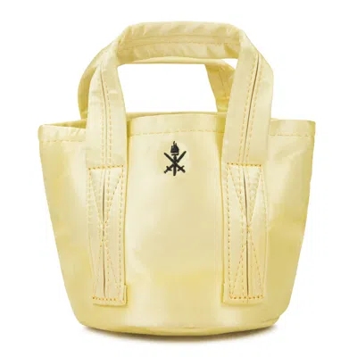 Opening Ceremony Satin Mini Bucket Bag - Yellow