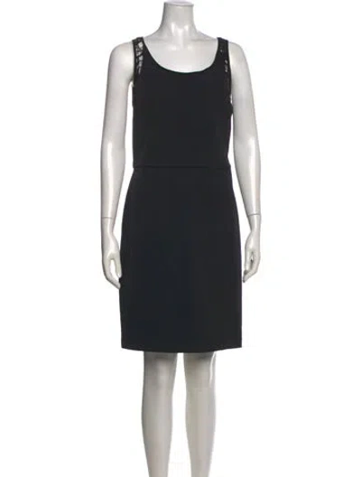 Pre-owned Opening Ceremony Scoop Neck Knee-length Dress In Black