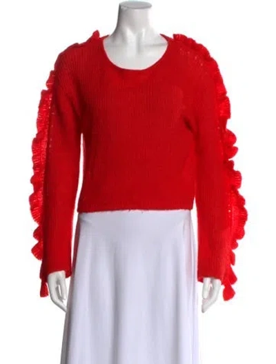 Pre-owned Opening Ceremony Scoop Neck Sweater In Red