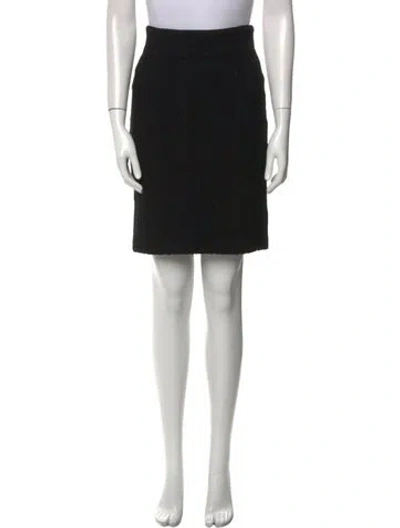 Pre-owned Opening Ceremony Silk Knee-length Skirt In Black