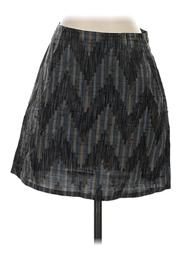 Pre-owned Opening Ceremony Silk Skirt In Gray