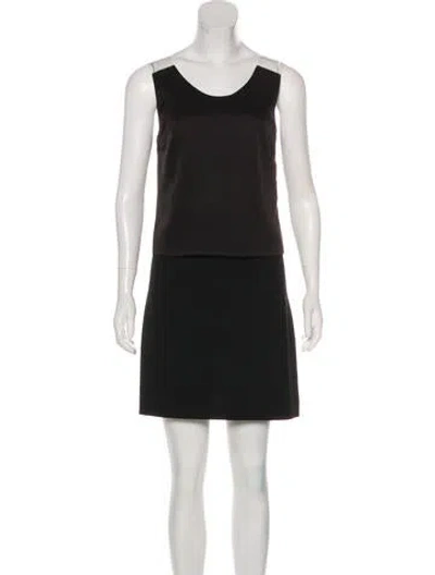 Pre-owned Opening Ceremony Sleeveless Mini Dress In Black