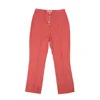 Opening Ceremony Snap Front Gingham Pant - Rust In Red