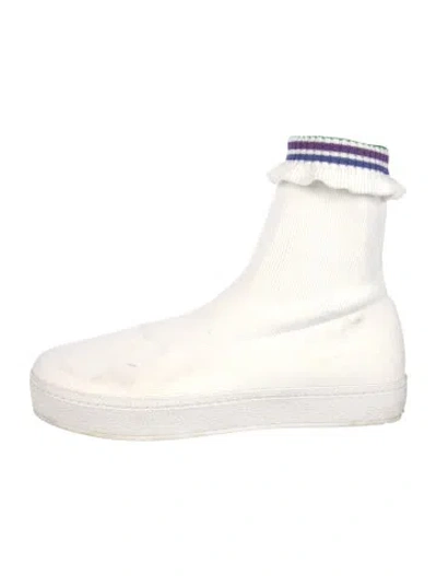 Pre-owned Opening Ceremony Sock Sneakers In White