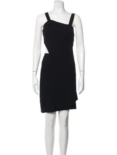 Pre-owned Opening Ceremony Square Neckline Mini Dress In Blue