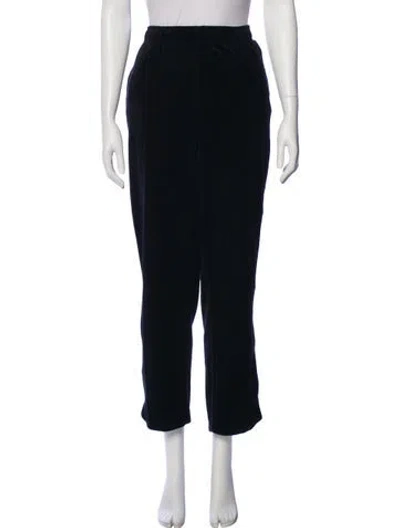 Pre-owned Opening Ceremony Straight Leg Pants In Black