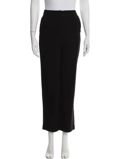 Pre-owned Opening Ceremony Straight Leg Pants In Black