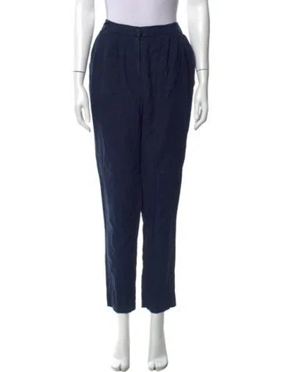 Pre-owned Opening Ceremony Straight Leg Pants In Blue