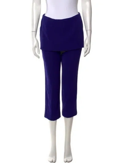 Pre-owned Opening Ceremony Straight Leg Pants In Blue