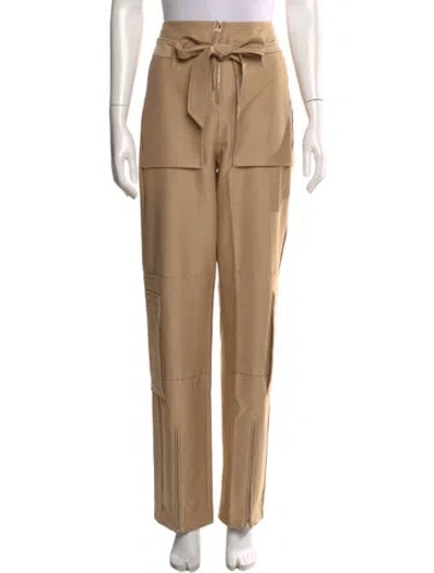 Pre-owned Opening Ceremony Straight Leg Pants In Brown