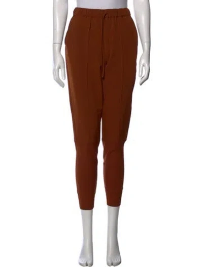 Pre-owned Opening Ceremony Straight Leg Pants In Brown