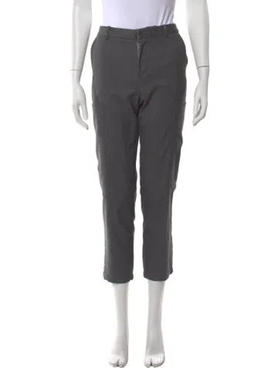 Pre-owned Opening Ceremony Straight Leg Pants In Gray
