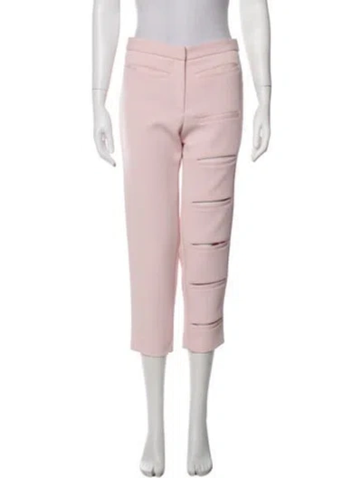 Pre-owned Opening Ceremony Straight Leg Pants In Pink