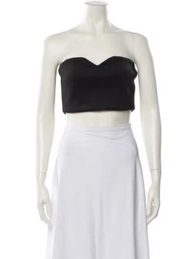 Pre-owned Opening Ceremony Strapless Crop Top In White