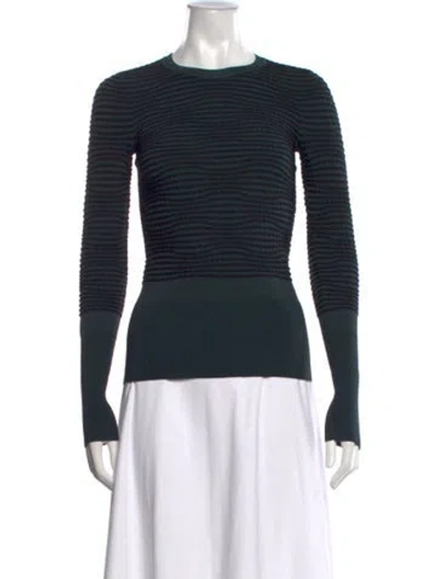 Pre-owned Opening Ceremony Striped Crew Neck Sweater In Multi
