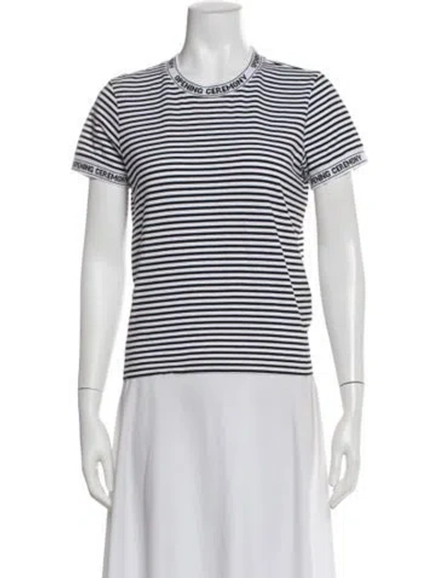 Pre-owned Opening Ceremony Striped Crew Neck T-shirt In Multi