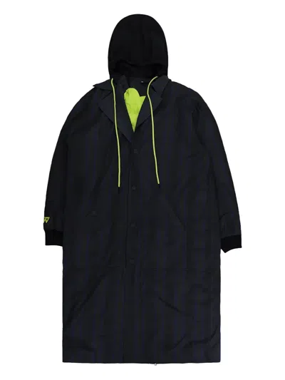 OPENING CEREMONY STRIPED HOODED COAT