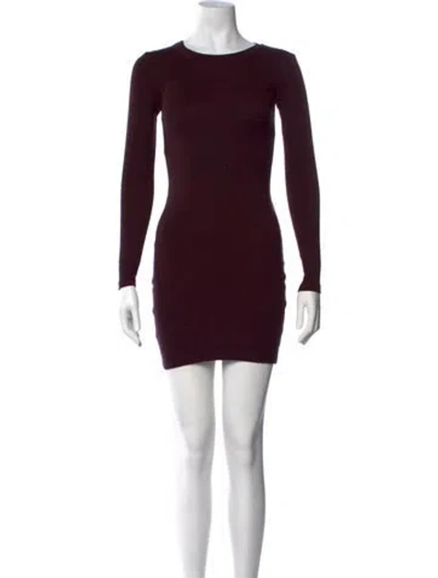 Pre-owned Opening Ceremony Striped Mini Dress In Red