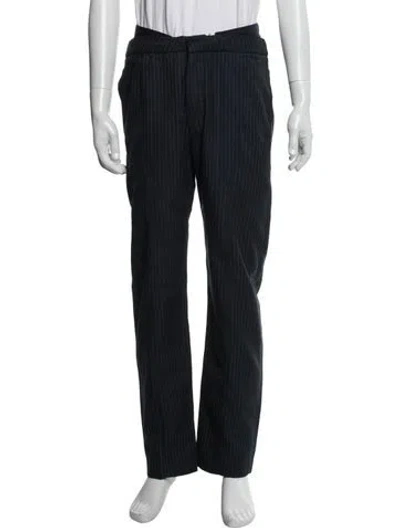 Pre-owned Opening Ceremony Striped Pants In Blue
