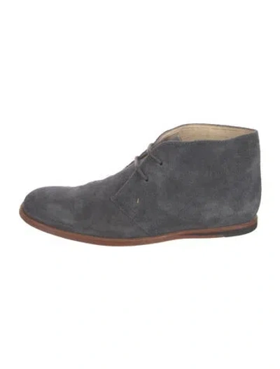 Pre-owned Opening Ceremony Suede Boots In Grey