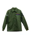 Opening Ceremony Symphony Patch Coach Jacket In Green Cotton In Green