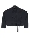 Opening Ceremony Tie-fastening Wool Jacket In Blue