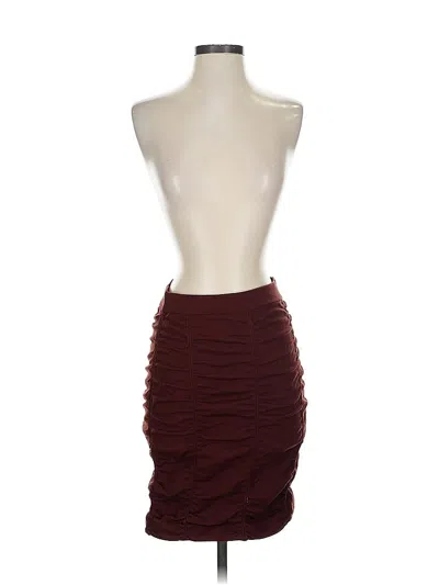 Pre-owned Opening Ceremony Tube Top Burgundy Strapless Neckline Tops