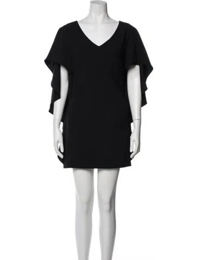 Pre-owned Opening Ceremony V-neck Long Dress In Black