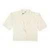 Opening Ceremony White Cotton Blank Jersey Kimono In Beige