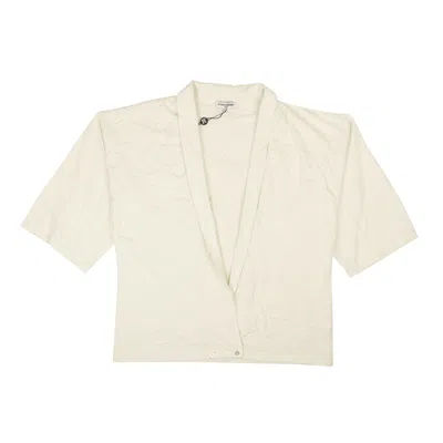 Opening Ceremony White Cotton Blank Jersey Kimono In Beige